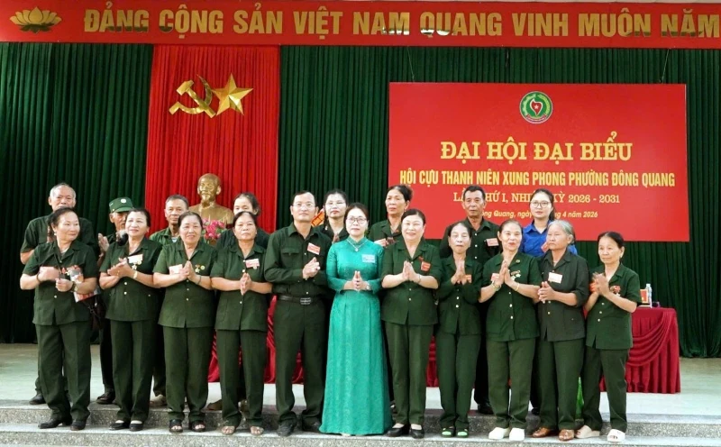 Đoàn kết, nghĩa tình xây dựng Hội Cựu TNXP phường Đông Quang vững mạnh