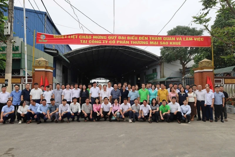 Hội Nông dân tỉnh Thái Nguyên tham quan, học tập kinh nghiệm tại tỉnh Thanh Hóa