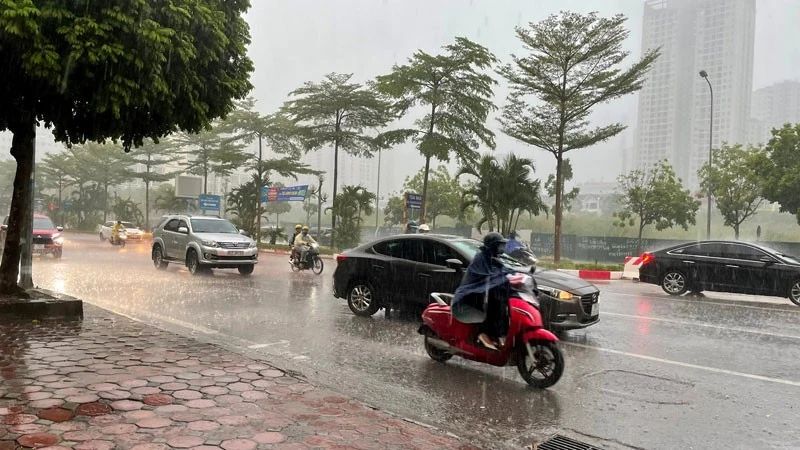 Chiều tối nay, Thanh Hóa đón một đợt không khí lạnh yếu, xuất hiện mưa dông rải rác