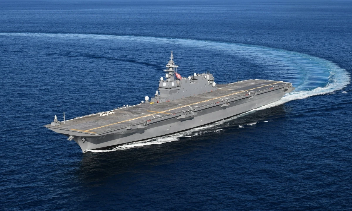 Nhật Bản hạ thủy tàu sân bay thứ 2 có khả năng mang tiêm kích F-35B