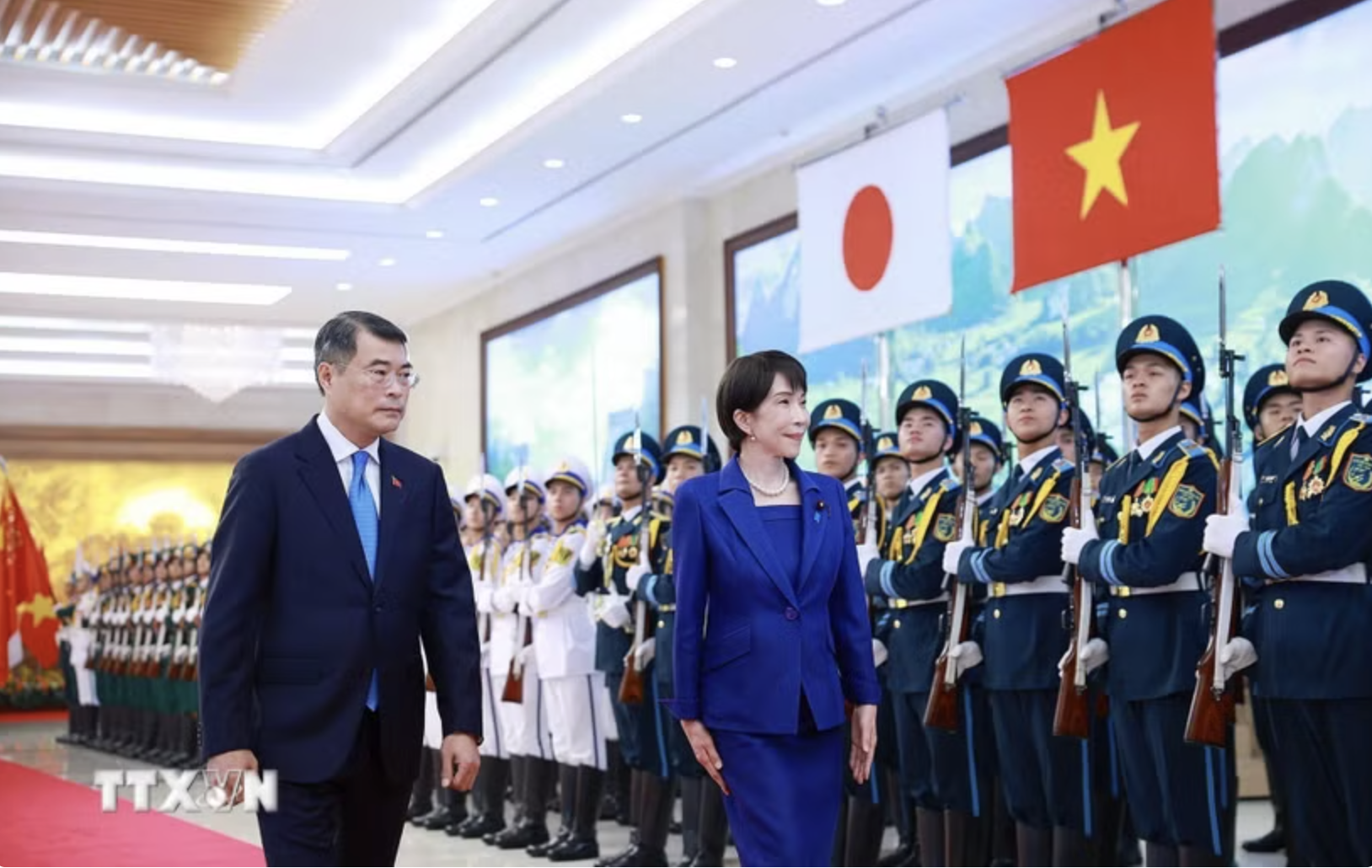 Thủ tướng Lê Minh Hưng chủ trì Lễ đón chính thức Thủ tướng Nhật Bản