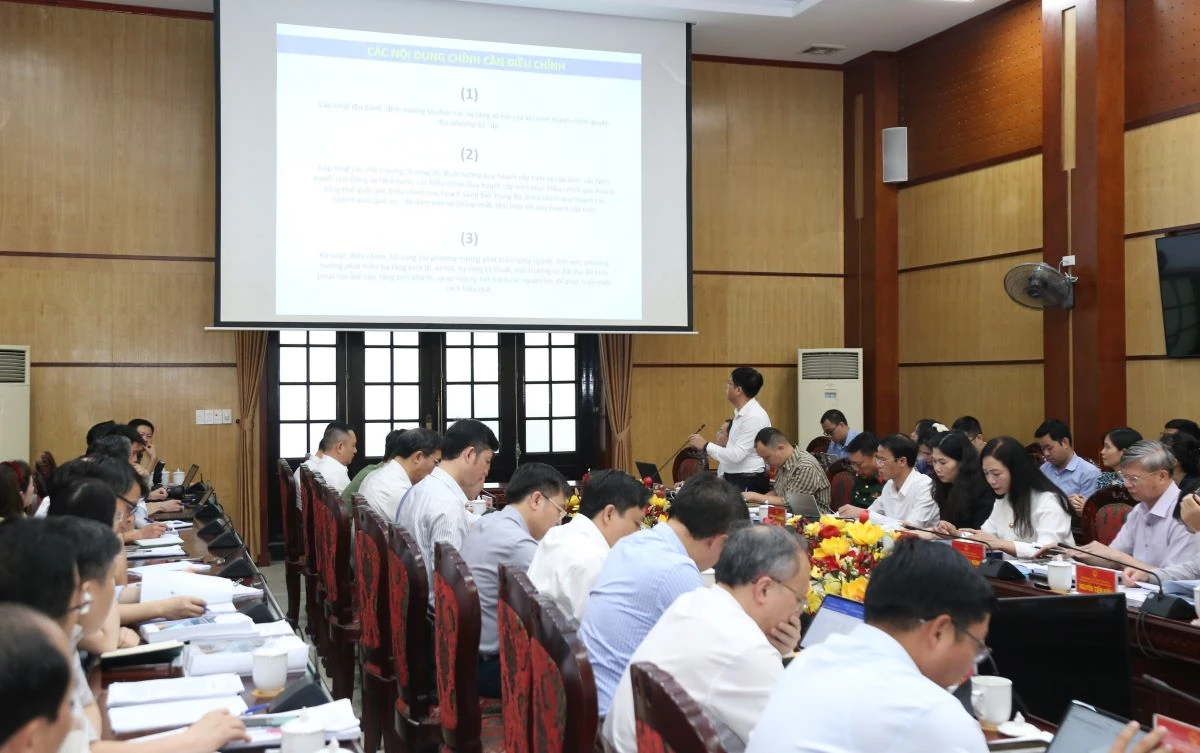 Khẩn trương hoàn thành điều chỉnh Quy hoạch tỉnh Thanh Hóa