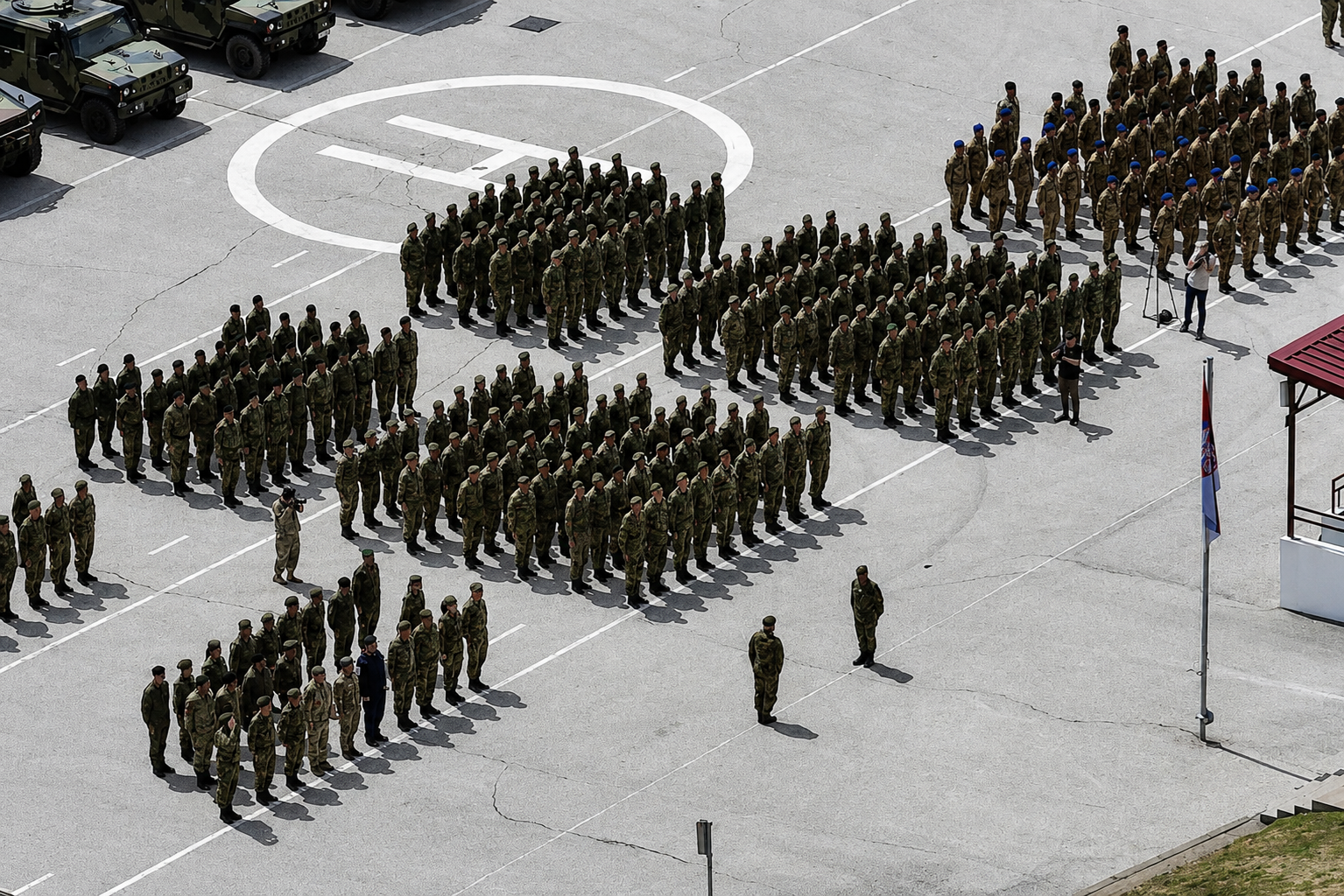 Serbia lần đầu tổ chức tập trận chung với NATO