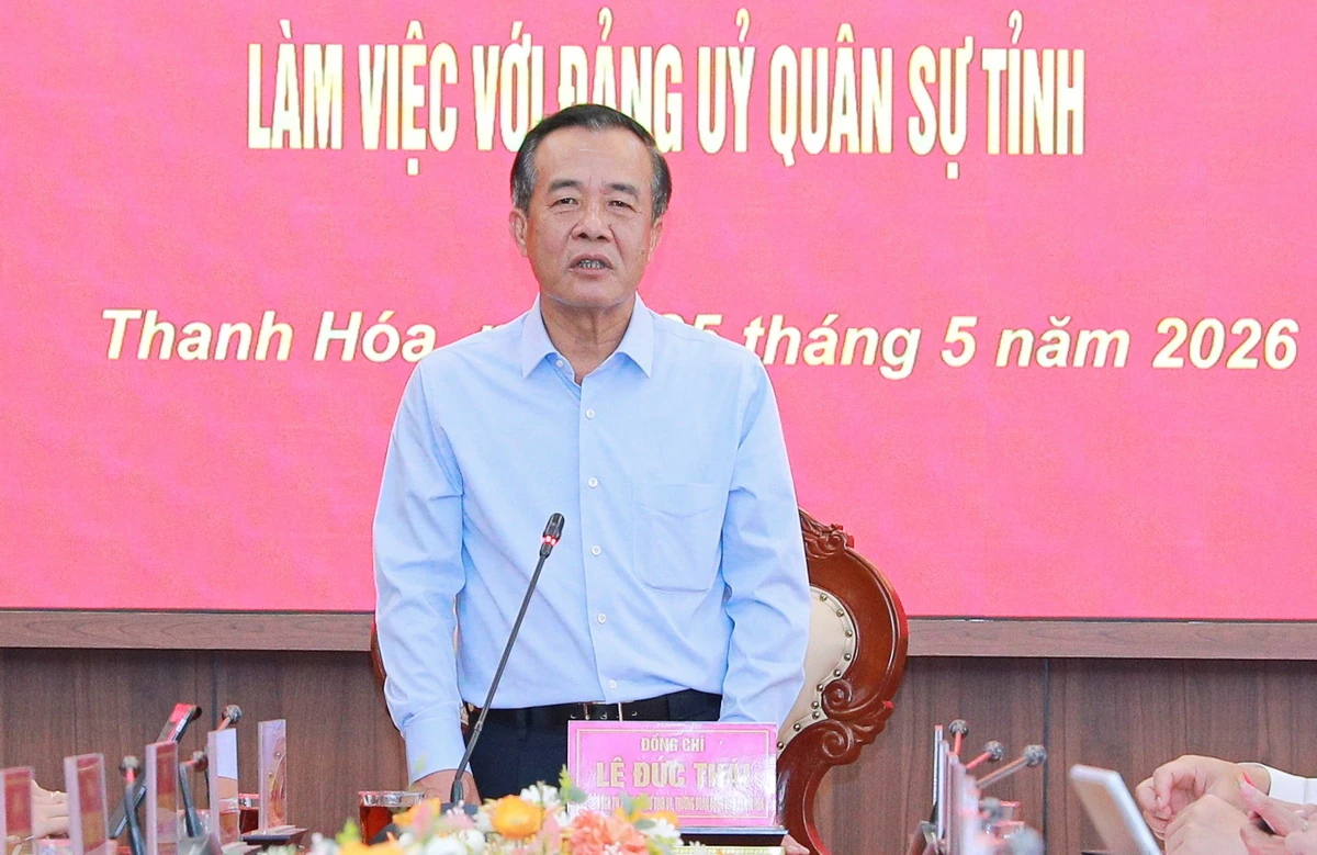 Bí thư Tỉnh ủy Lê Đức Thái: Lực lượng vũ trang tỉnh chủ động nắm chắc tình hình từ sớm, từ xa, giữ vững ổn định địa bàn