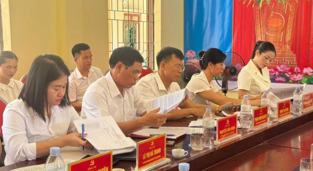 Xã Quảng Yên sơ kết 1 năm thực hiện chính quyền địa phương 2 cấp