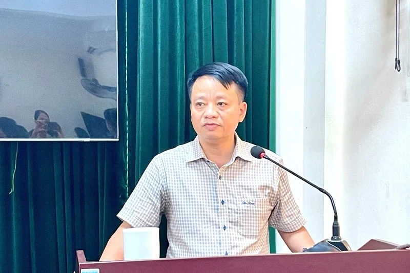 Đoàn kiểm tra của Ban Thường vụ Tỉnh ủy làm việc với 5 xã