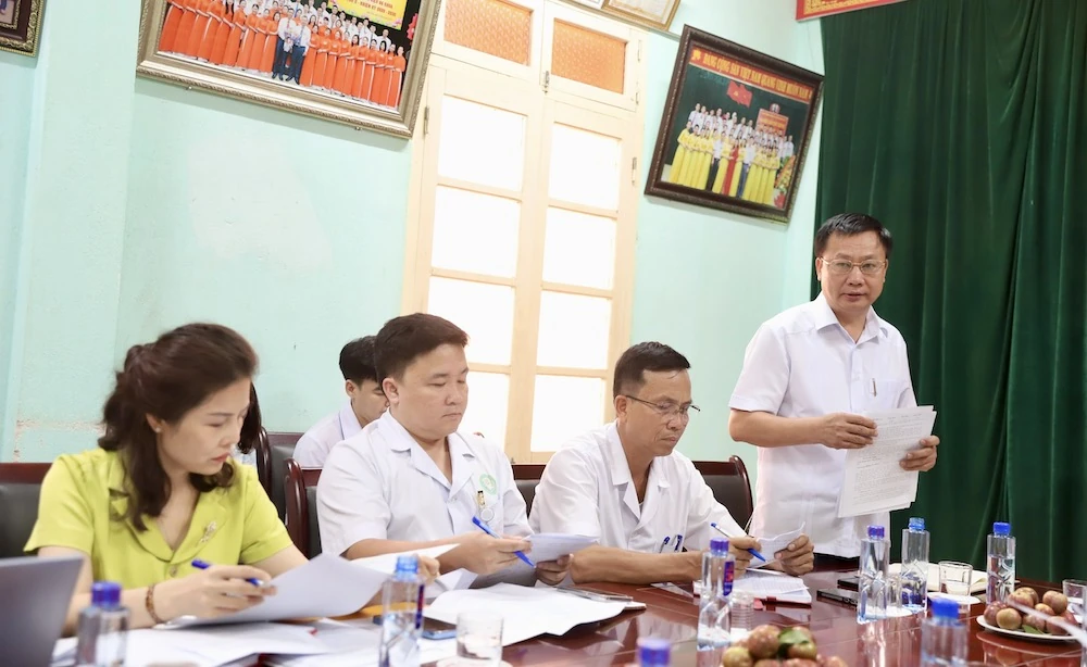 Giám sát công tác quản lý nhà nước về chất lượng khám, chữa bệnh tại xã Trung Sơn và Bệnh viện Đa khoa Quan Hóa