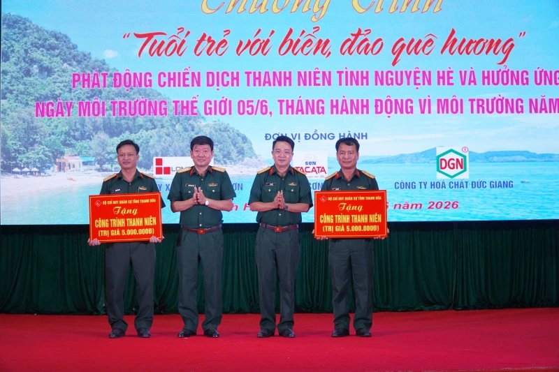 Tuổi trẻ với biển, đảo quê hương, phát động Chiến dịch Thanh niên tình nguyện hè