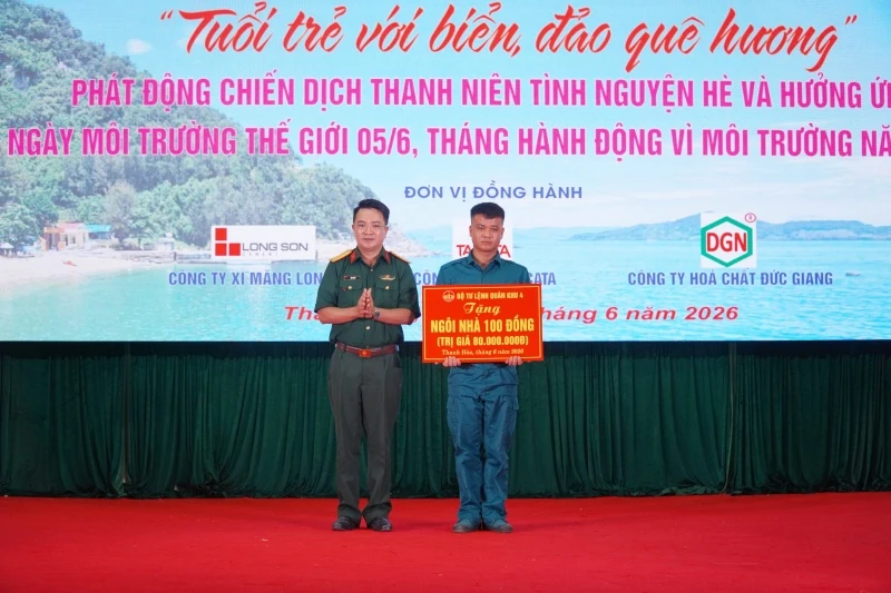 Tuổi trẻ với biển, đảo quê hương, phát động Chiến dịch Thanh niên tình nguyện hè