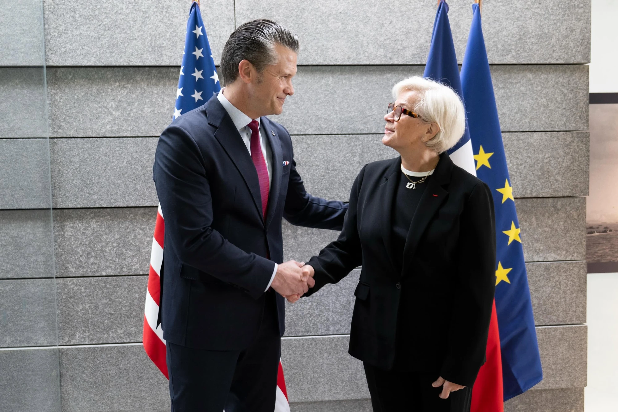 Pháp và Mỹ thảo luận về an ninh châu Âu và tình hình Trung Đông