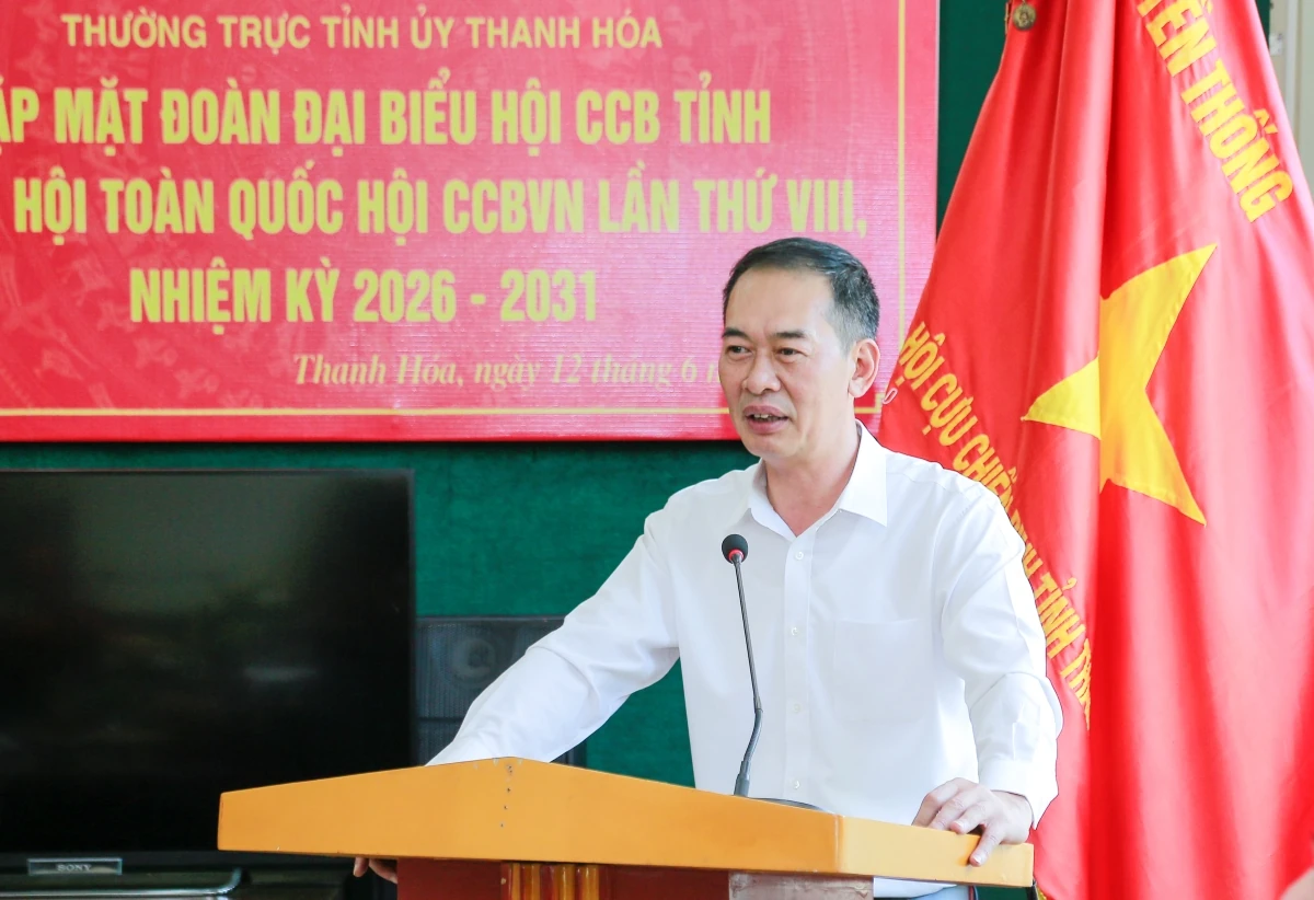 Gặp mặt đoàn đại biểu dự Đại hội đại biểu toàn quốc Hội Cựu chiến binh Việt Nam lần thứ VIII