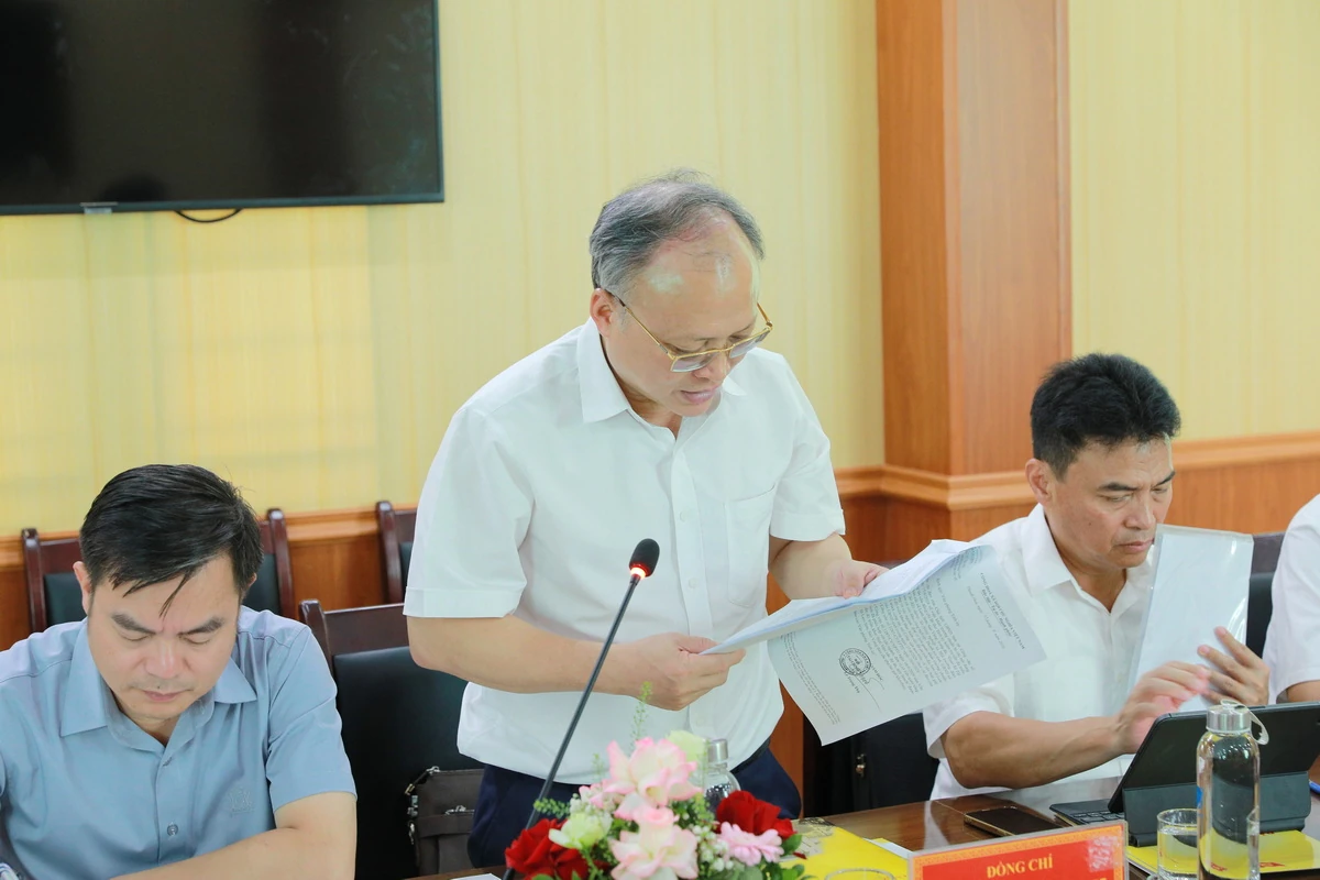 Bí thư Tỉnh ủy Lê Đức Thái: Làm đến cùng, có hiệu quả, có sản phẩm cụ thể để tạo chuyển biến thực chất tại các dự án