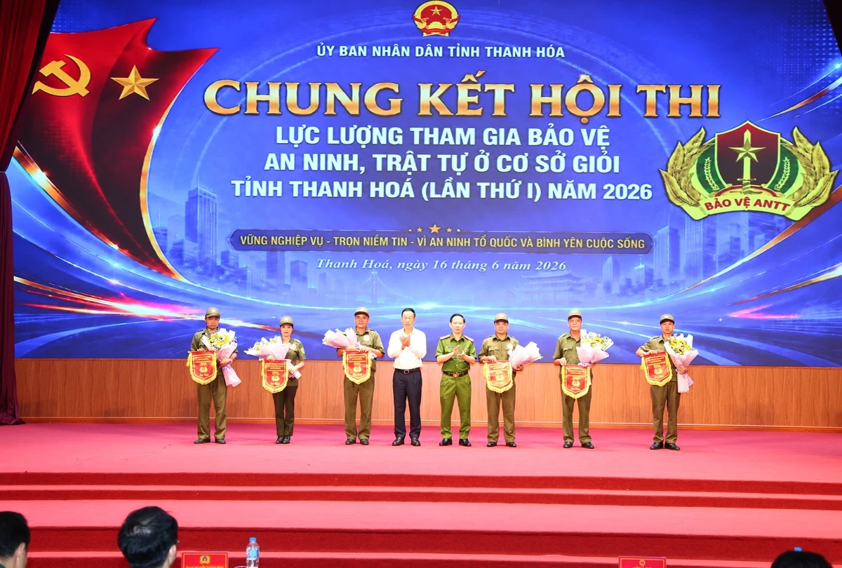 Chung kết Hội thi lực lượng tham gia bảo vệ ANTT ở cơ sở giỏi