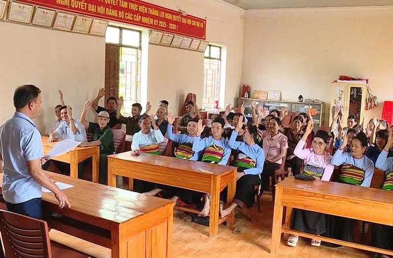 Người dân đồng thuận với chủ trương sáp nhập thôn, tổ dân phố
