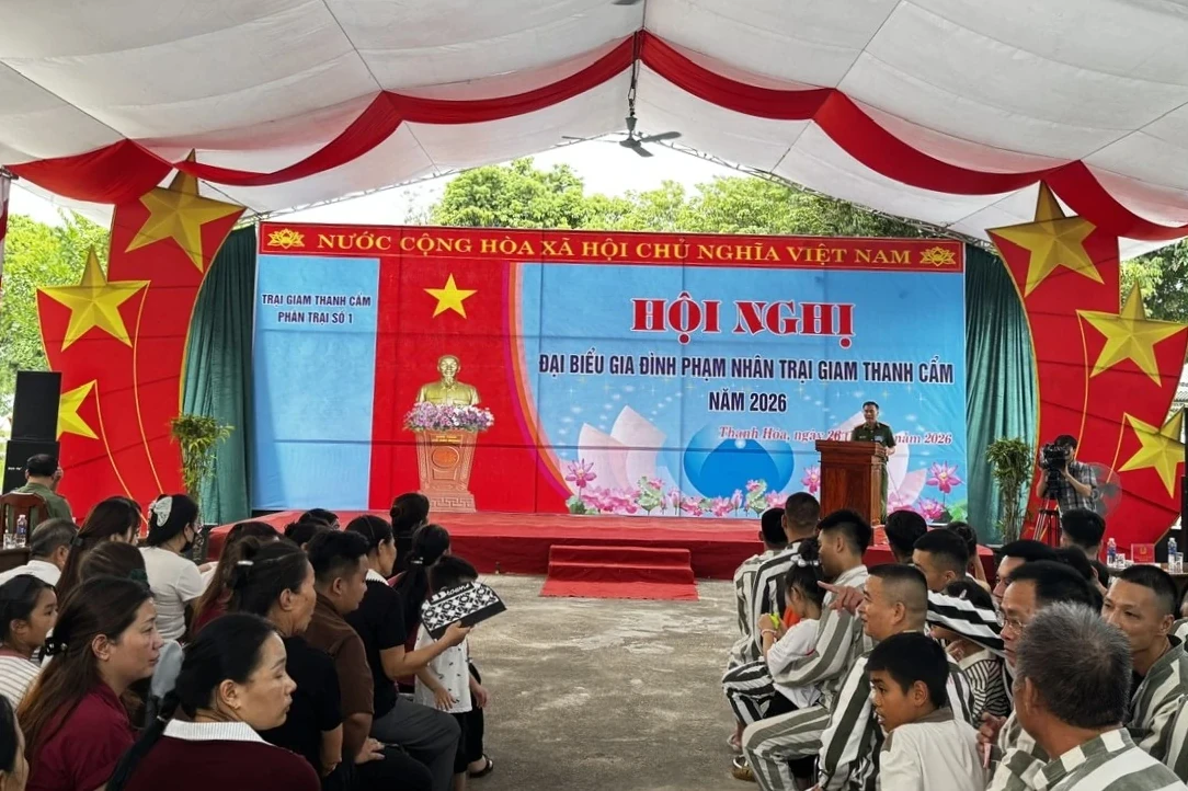 900 thân nhân phạm nhân tham dự ngày hội gia đình tại Trại giam Thanh Cẩm