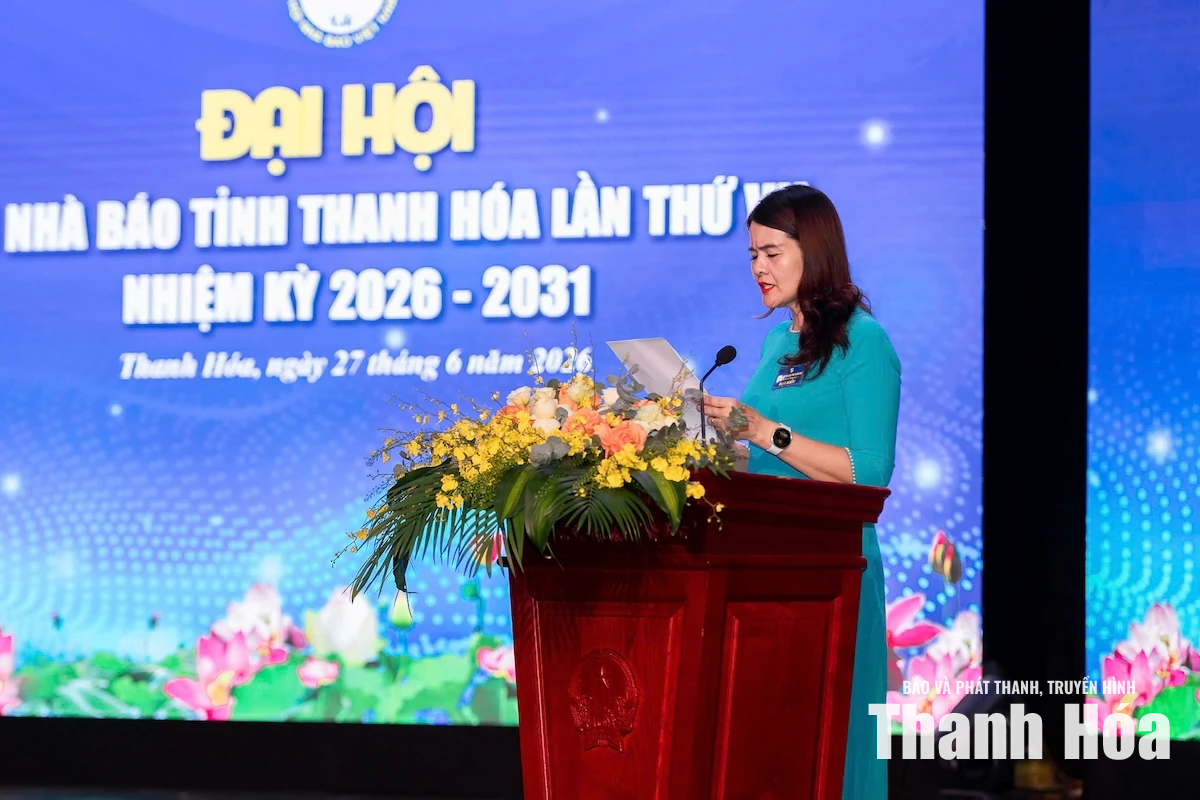Phiên thứ nhất, Đại hội Hội Nhà báo tỉnh Thanh Hóa lần thứ VII, nhiệm kỳ 2026-2031