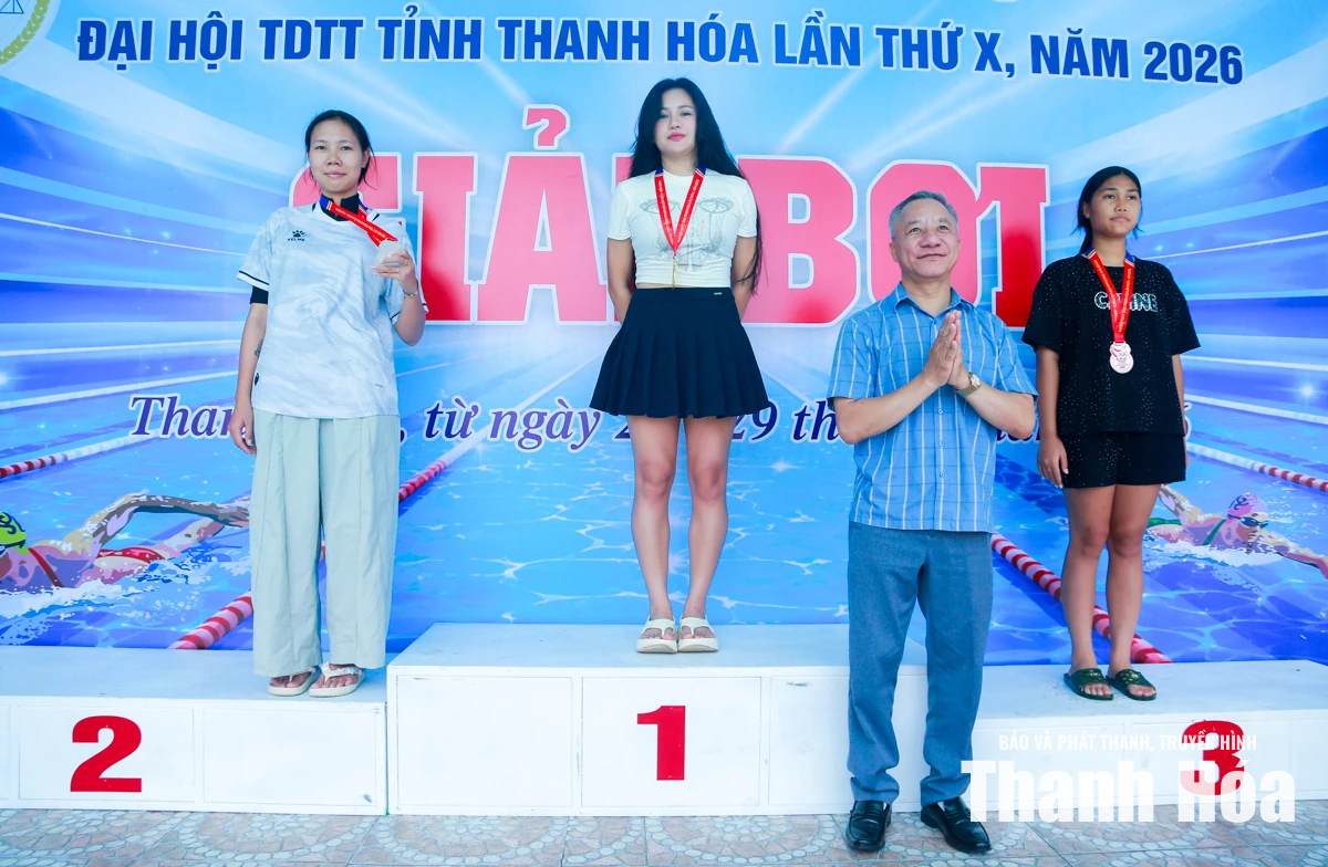 Sôi nổi giải bơi Đại hội Thể dục thể thao tỉnh Thanh Hoá lần thứ X