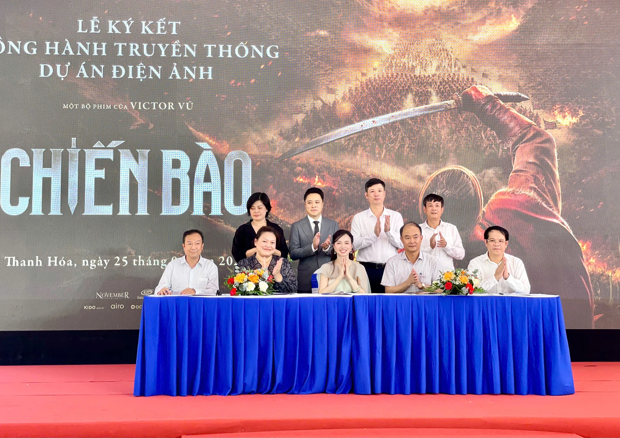Công bố dự án phim “Chiến bào” tại Khu di tích quốc gia đặc biệt Lam Kinh