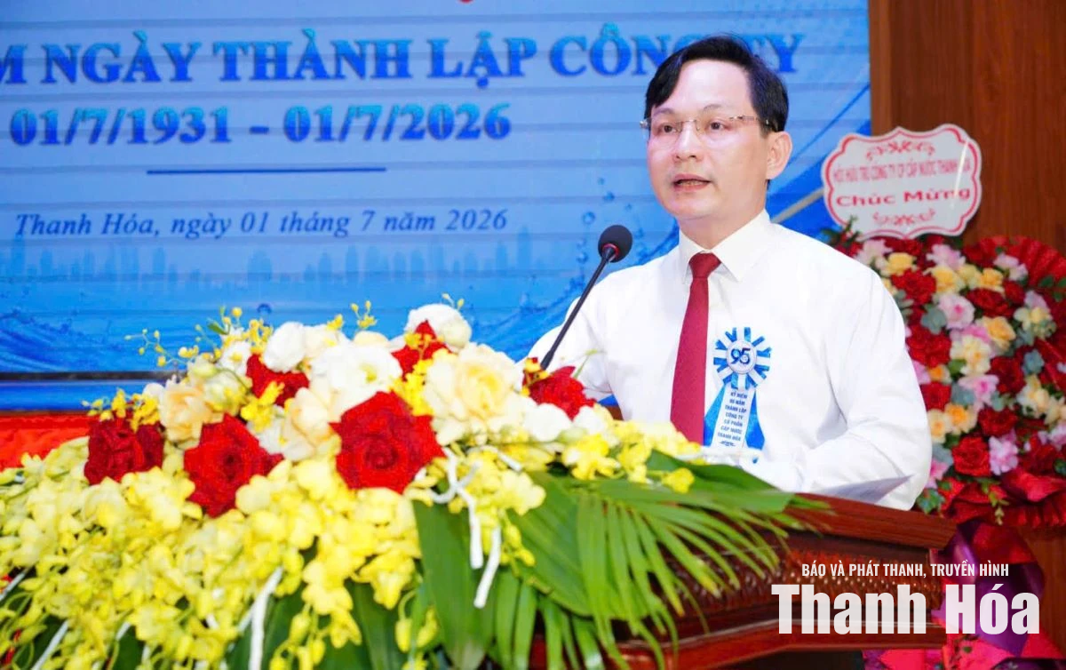 Công ty CP Cấp nước Thanh Hoá kỷ niệm 95 năm thành lập