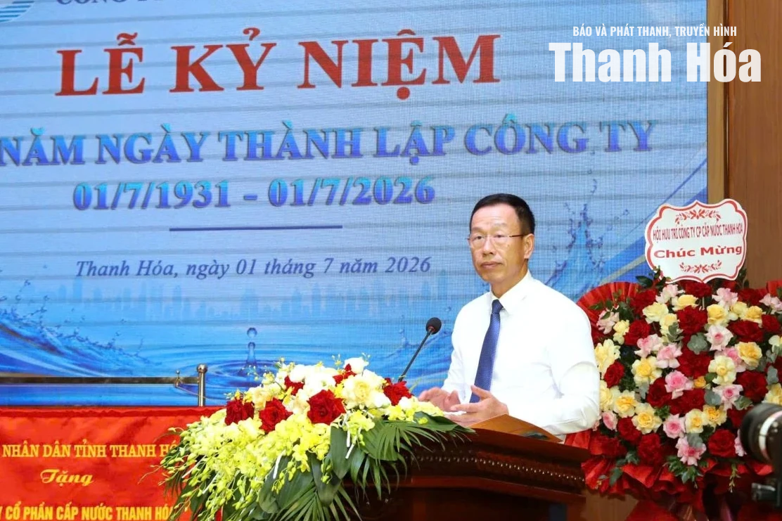 Công ty CP Cấp nước Thanh Hoá kỷ niệm 95 năm thành lập