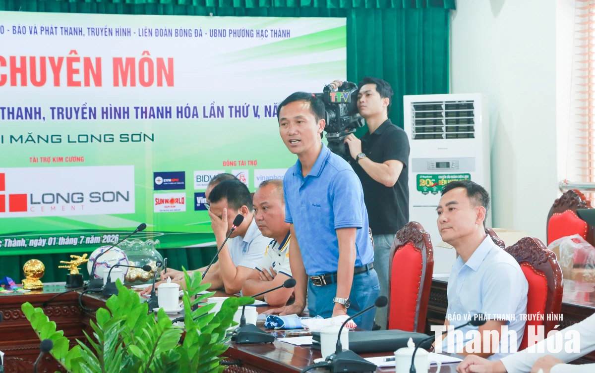 Bốc thăm chia bảng Giải Bóng đá Nhi đồng Báo và Phát thanh, truyền hình Thanh Hóa