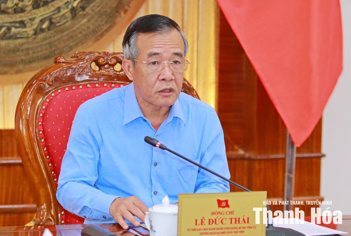 Bí thư Tỉnh ủy Lê Đức Thái: Quyết tâm hoàn thành cao nhất các mục tiêu năm 2026