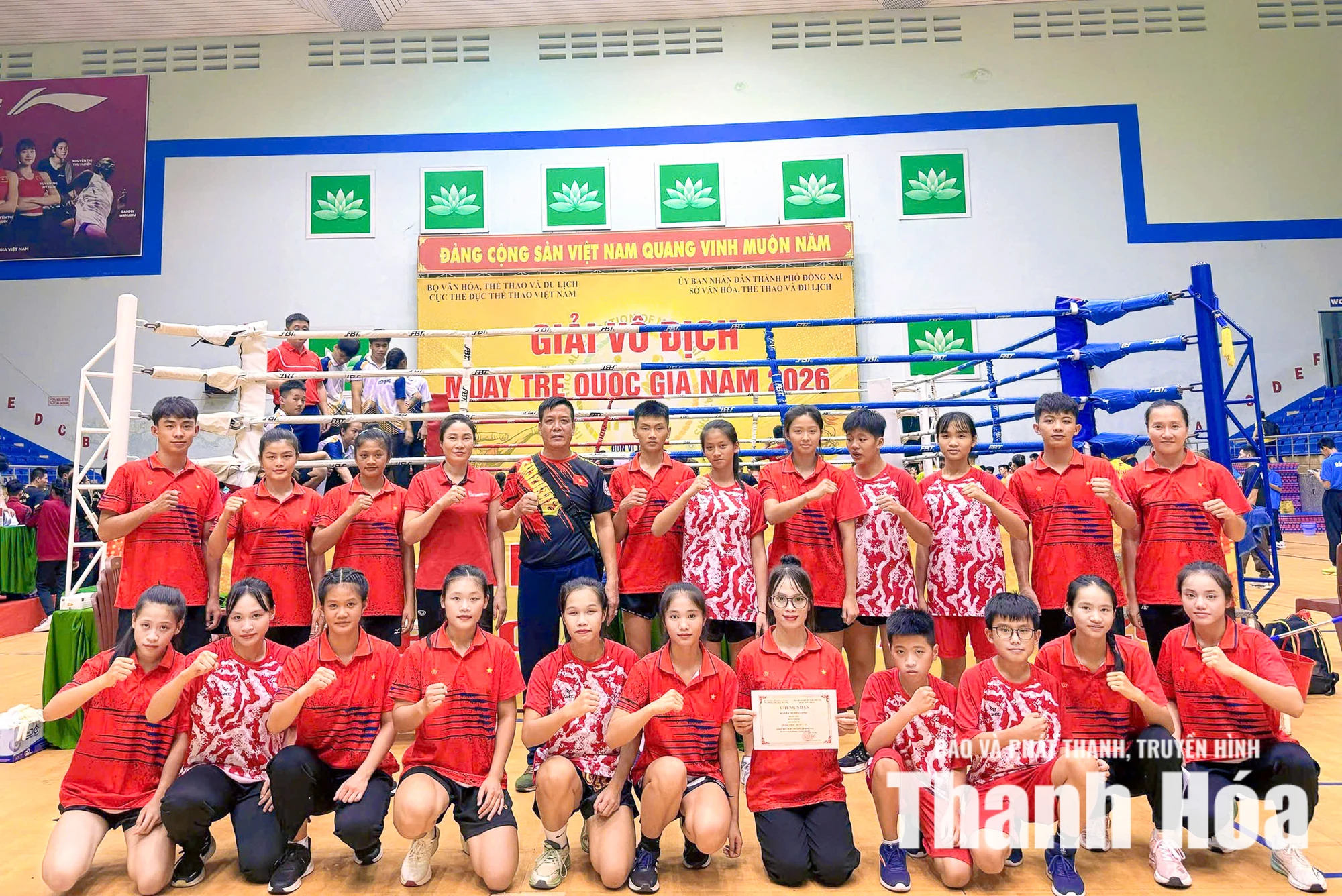 Muay Thanh Hóa xếp thứ ba toàn đoàn lứa tuổi 14-16 tại Giải vô địch Muay trẻ quốc gia năm 2026