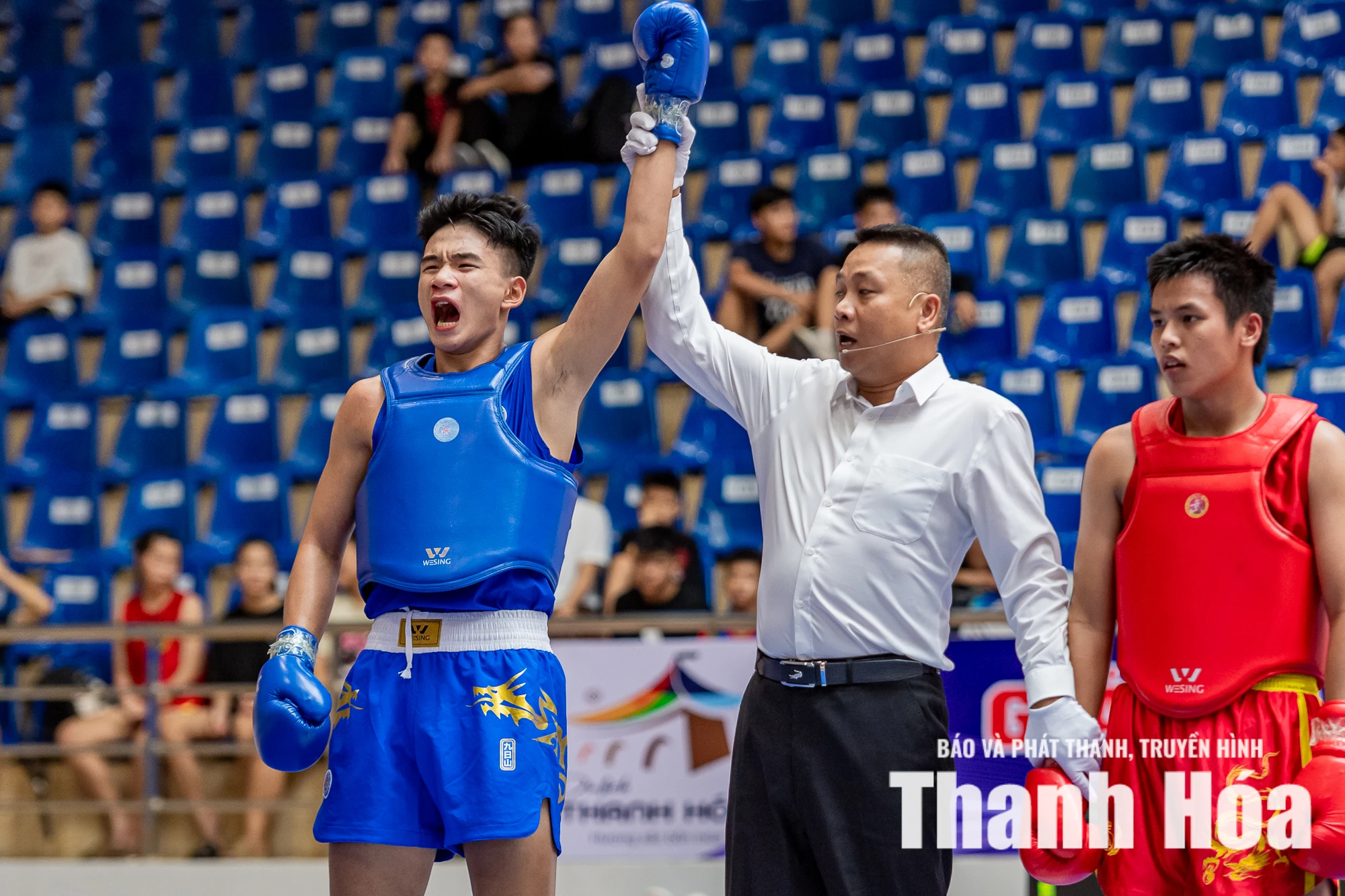 Giải Wushu trẻ quốc gia 2026: Võ sĩ chủ nhà Thanh Hóa toàn thắng ấn tượng trong chiều 20/7