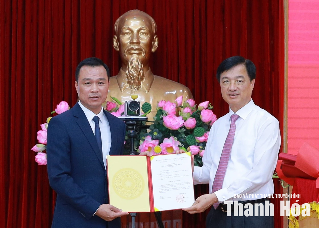 Công bố Quyết định của Ban Bí thư về công tác cán bộ: Đồng chí Tô Anh Dũng giữ chức Phó Bí thư Tỉnh ủy Thanh Hóa