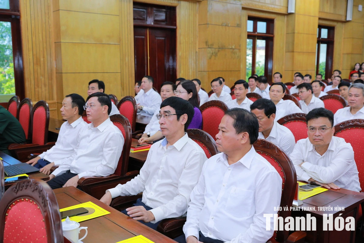 Công bố Quyết định của Ban Bí thư về công tác cán bộ: Đồng chí Tô Anh Dũng giữ chức Phó Bí thư Tỉnh ủy Thanh Hóa