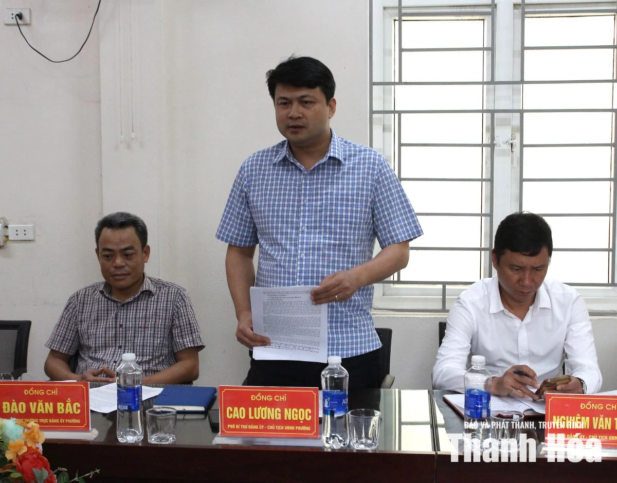 Giám sát thực hiện dân chủ ở cơ sở gắn với trách nhiệm người đứng đầu tại phường Nghi Sơn