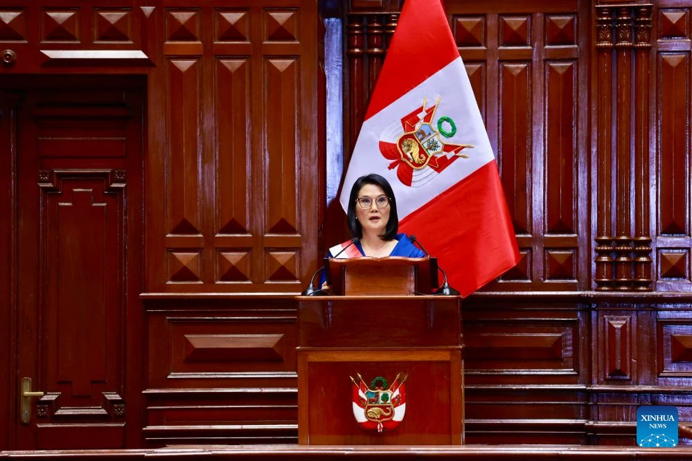 Tân Tổng thống Peru Keiko Fujimori tuyên thệ nhậm chức