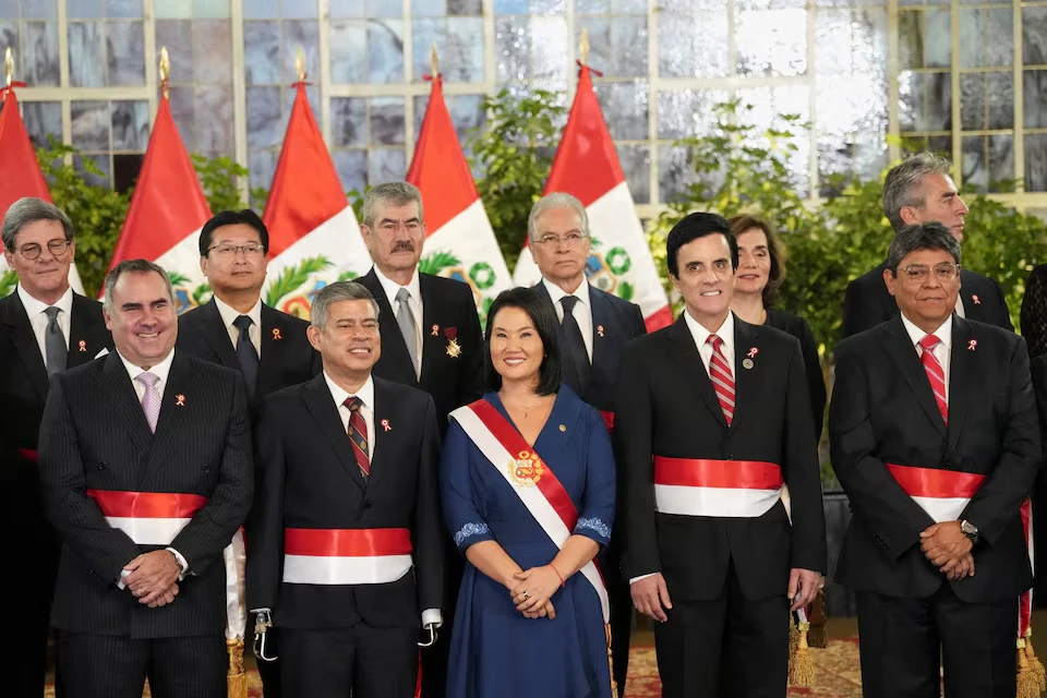 Tân Tổng thống Peru Keiko Fujimori tuyên thệ nhậm chức