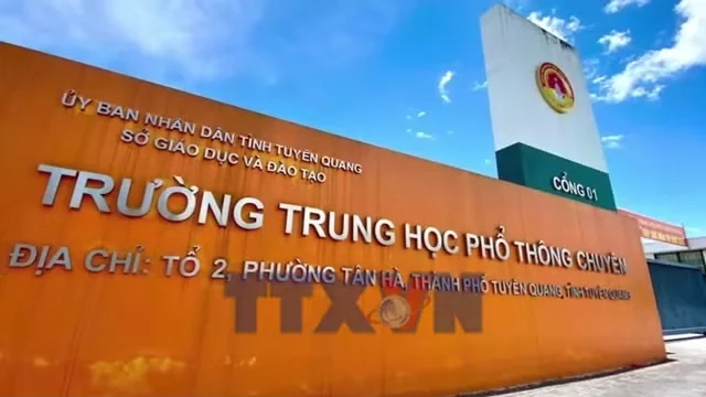 Thi lại tại Trường THPT Chuyên Tuyên Quang: Thay nhân sự làm công tác thi