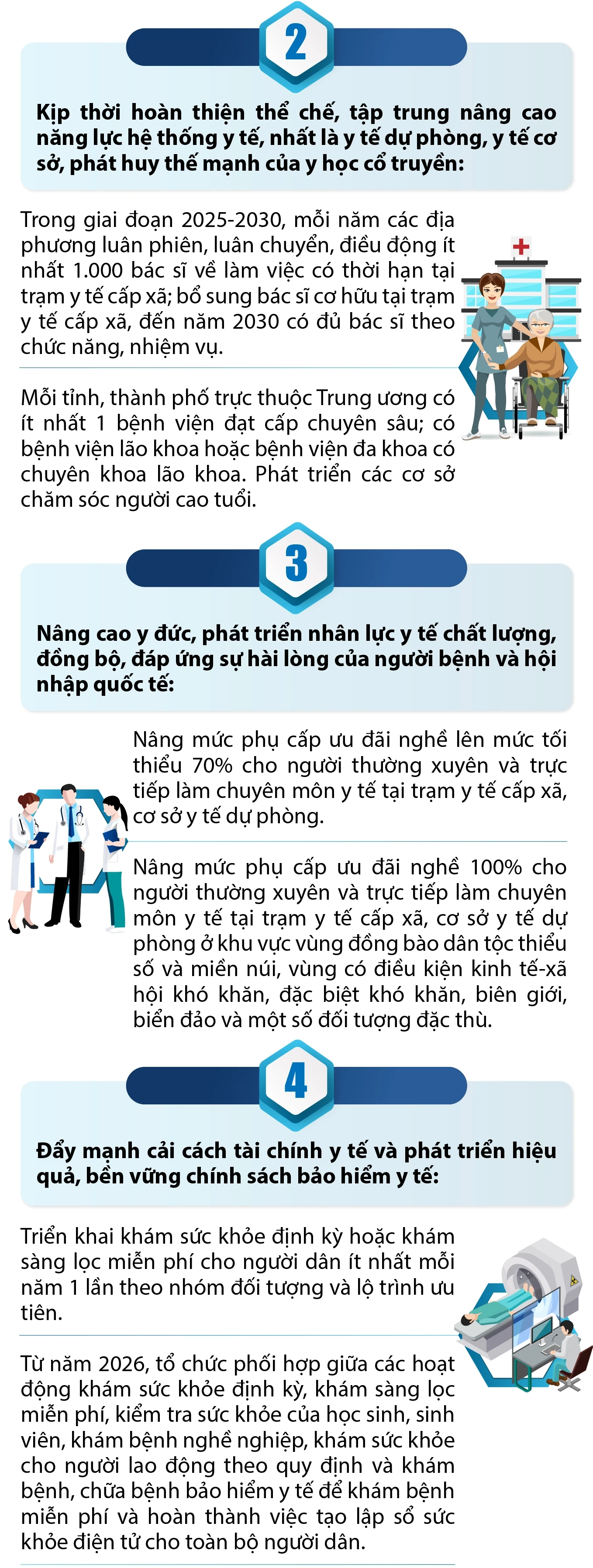 Một số giải pháp đột phá, tăng cường bảo vệ, chăm sóc và nâng cao sức khỏe nhân dân: Nhiệm vụ, giải pháp