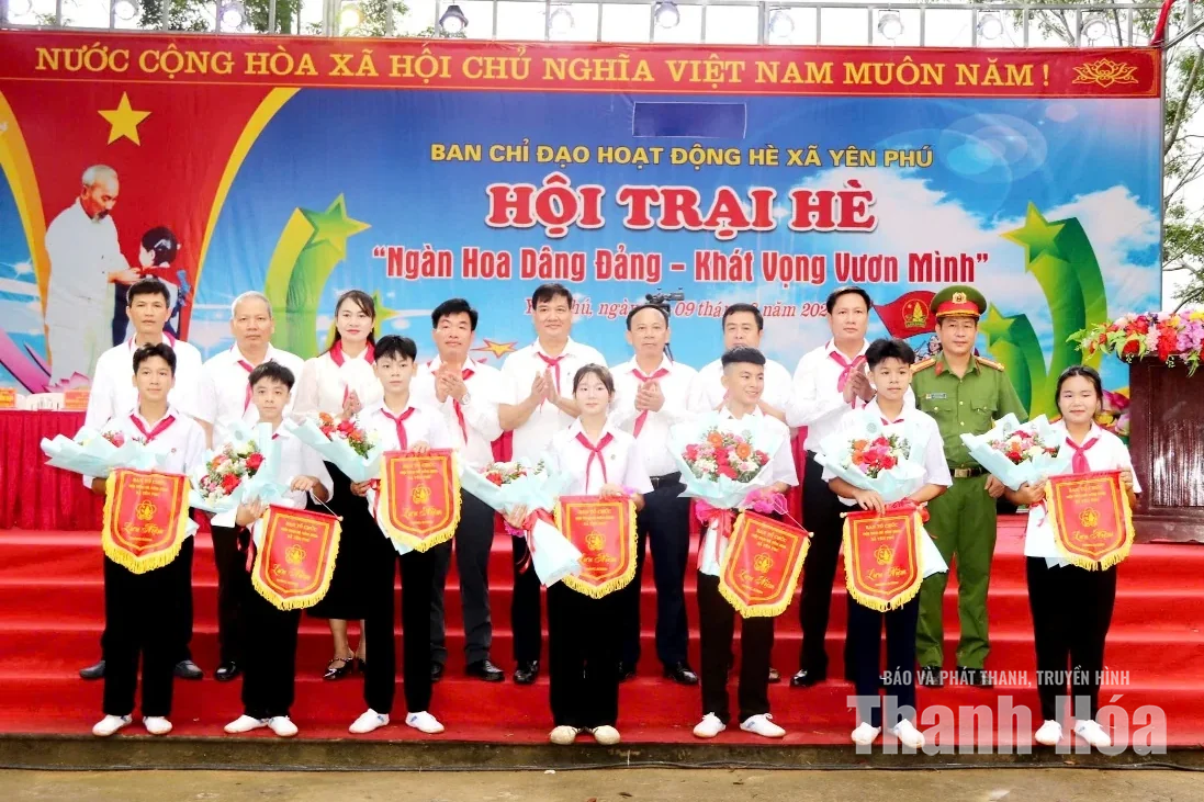 Sôi nổi hội trại hè tại các xã Yên Trường, Yên Ninh, Yên Phú