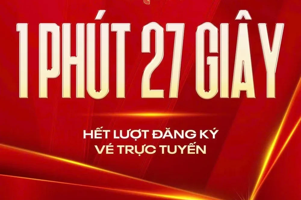 Hơn 5,7 triệu lượt yêu cầu, vé chương trình Tổ quốc trong tim 2026 hết chỉ sau 1 phút 27 giây