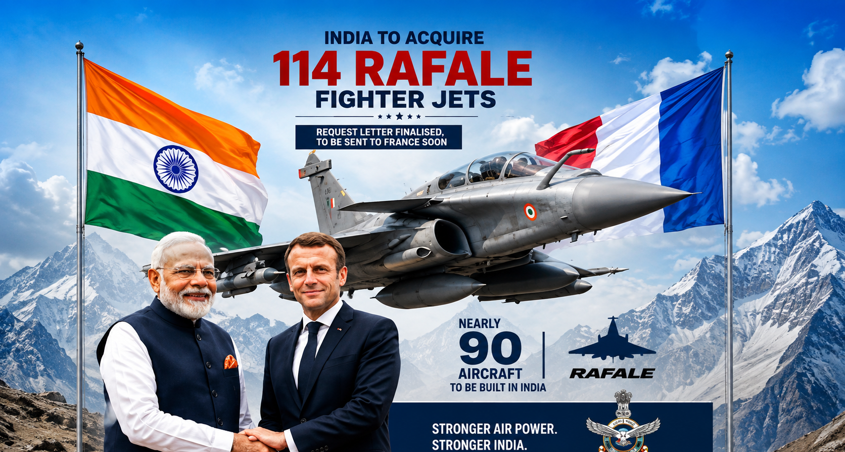 Pháp chào bán 114 tiêm kích Rafale cho Ấn Độ