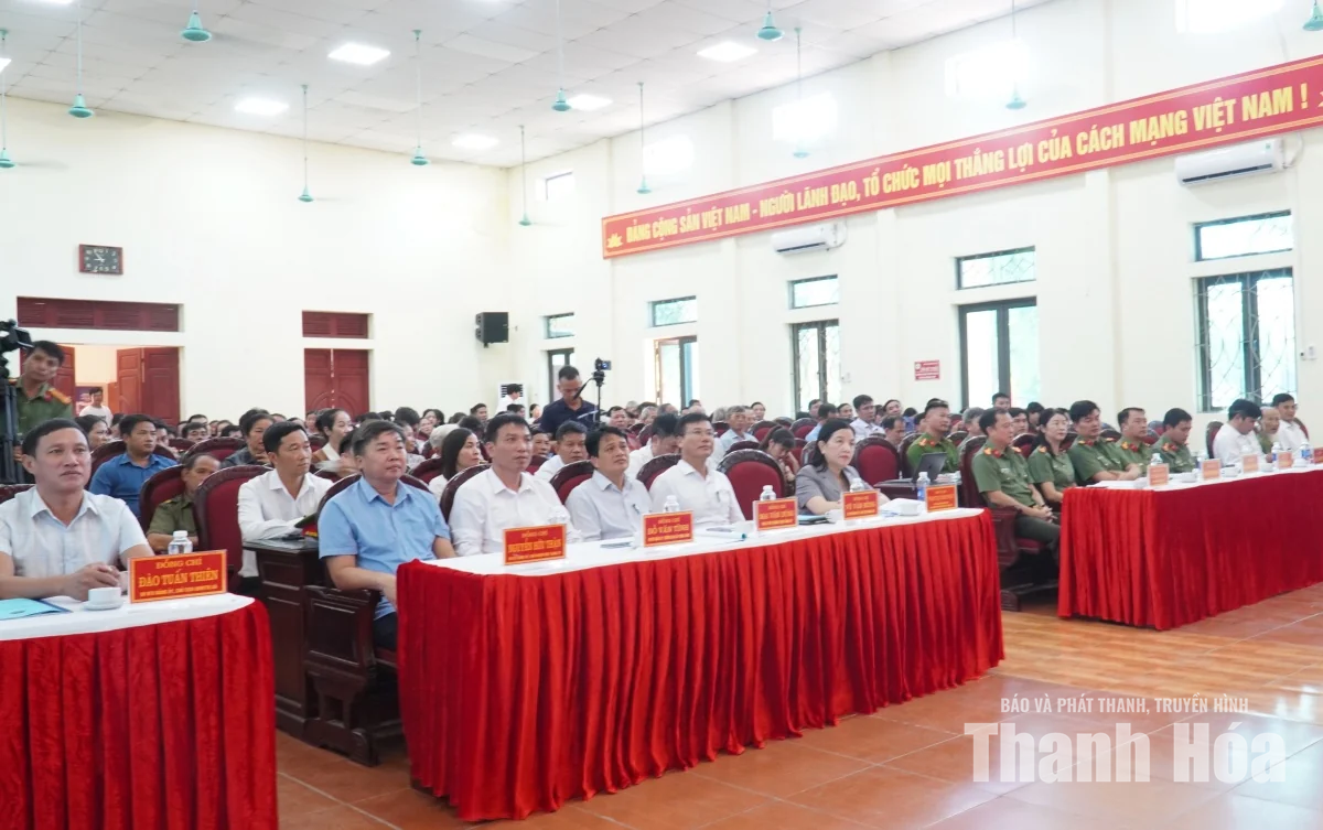 Chủ nhiệm Ủy ban Kiểm tra Tỉnh ủy Phạm Thị Thanh Thủy dự Ngày hội Toàn dân bảo vệ an ninh Tổ quốc tại xã Nga An