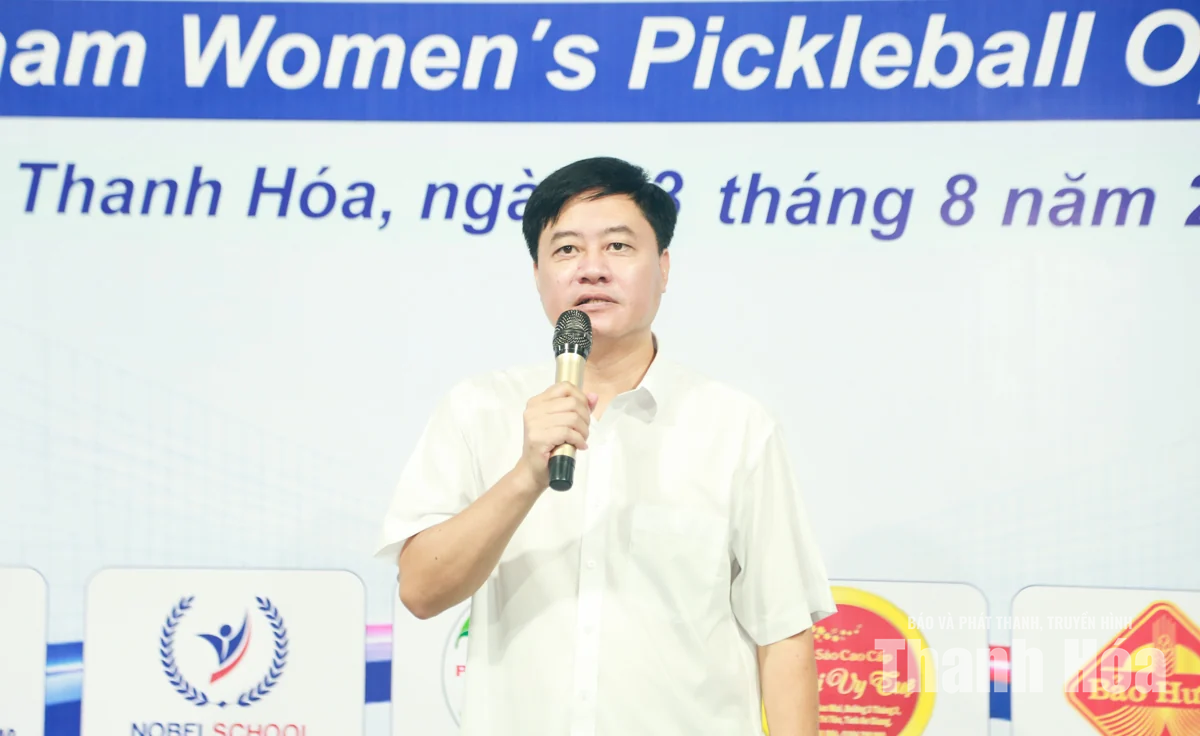 Sôi nổi Giải Pickleball Báo Phụ nữ Việt Nam mở rộng tại Thanh Hóa