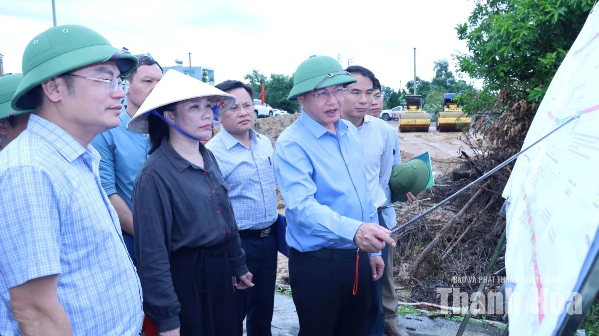 Gỡ vướng mặt bằng, thúc tiến độ đường nối TP Thanh Hóa (cũ) với Cảng hàng không Thọ Xuân