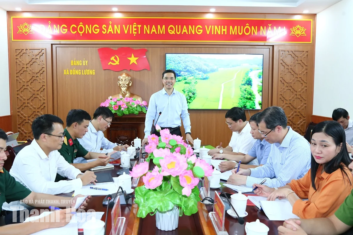 Xã Đồng Lương chú trọng thu hút đầu tư, tăng cường liên kết giữa người dân với doanh nghiệp