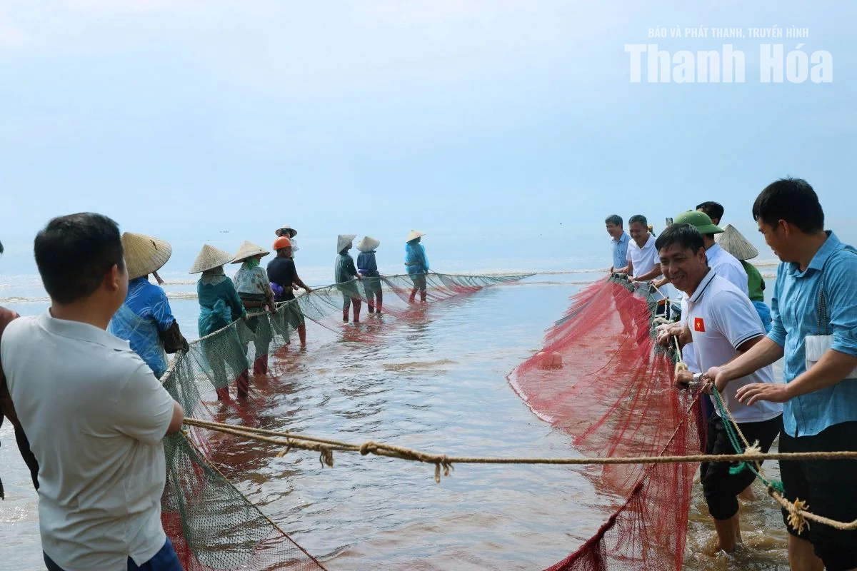 Chạm nhịp sống làng chài ven biển Hải Tiến