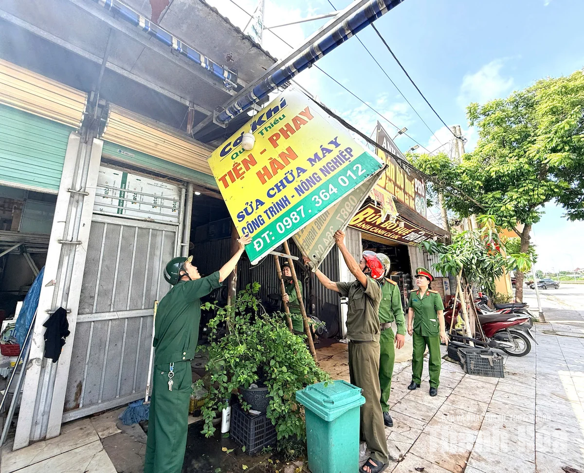 Đồng loạt ra quân thiết lập lại trật tự đô thị, trật tự công cộng