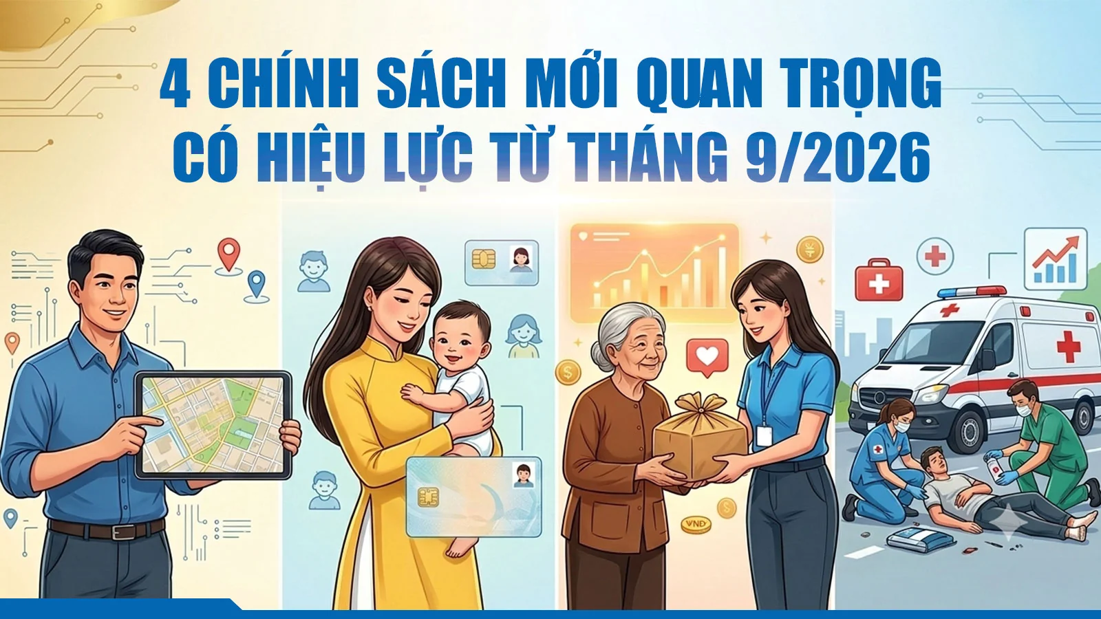 4 chính sách mới quan trọng có hiệu lực từ tháng 9/2026