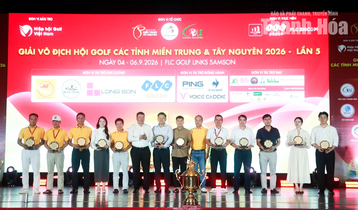 Hơn 200 golfer tranh tài tại Giải Vô địch Hội Golf các tỉnh miền Trung và Tây Nguyên