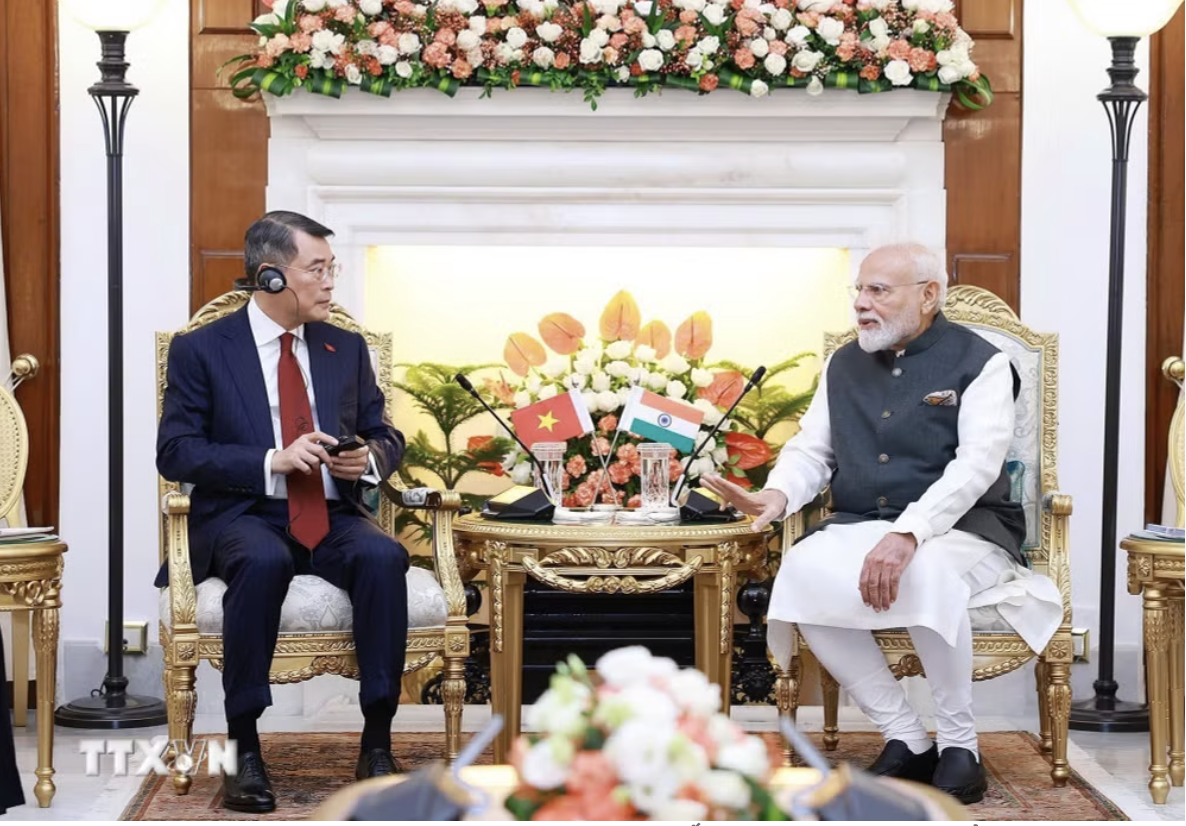Thủ tướng Chính phủ Lê Minh Hưng hội đàm với Thủ tướng Ấn Độ Narendra Modi
