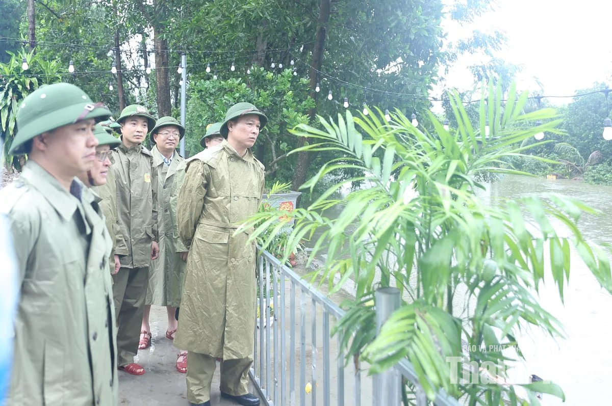 Chủ tịch UBND tỉnh Tô Anh Dũng kiểm tra, chỉ đạo khắc phục tình trạng ngập nước tại các khu đô thị
