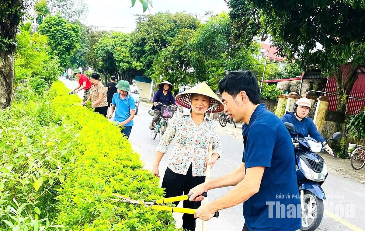 Yên Định phấn đấu “cán đích” xã nông thôn mới