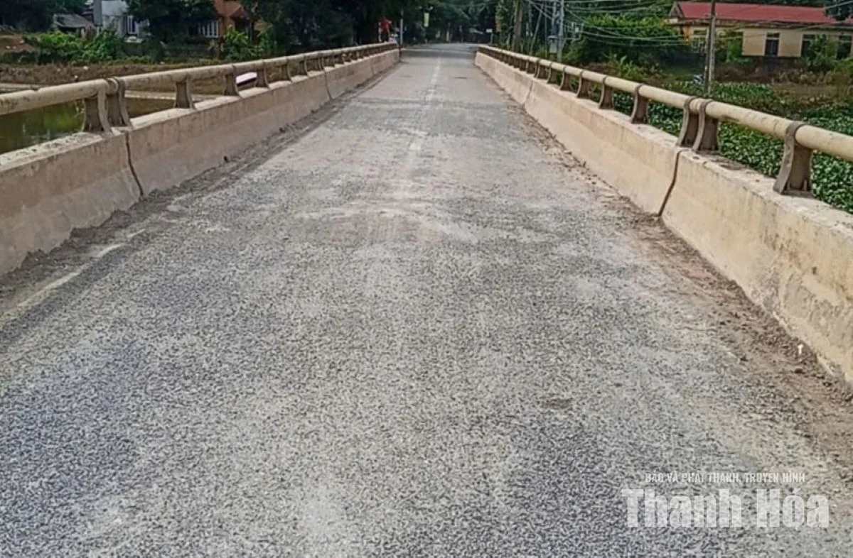 Khắc phục nhanh tình trạng xuống cấp cầu Đa Nẫm sau phản ánh của Báo và Phát thanh, truyền hình Thanh Hóa
